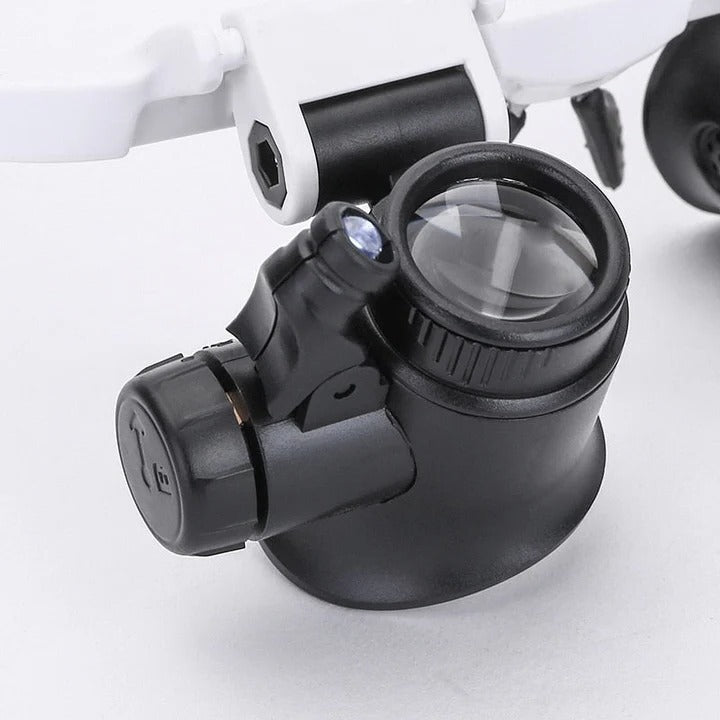 Magnifying Glasses with LED Light and Interchangeable Lenses