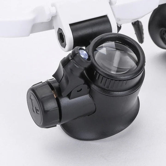Magnifying Glasses with LED Light and Interchangeable Lenses