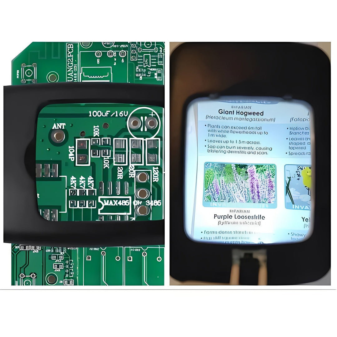 Magnifying Lamp with Adjustable Arm and LED Lights