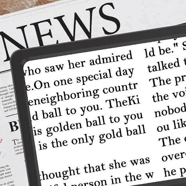 Magnifying Lamp with LED Light and Page Lens