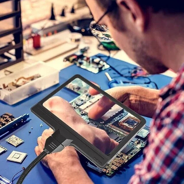 Magnifying Lamp with LED Light and Page Lens