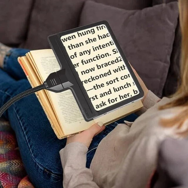 Magnifying Lamp with LED Light and Page Lens