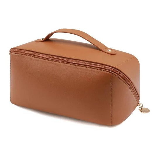 Makeup Organizer with PU Leather and Easy Access Design