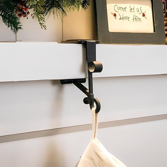 Mantel Hangers with Adjustable Design and Garland Clips