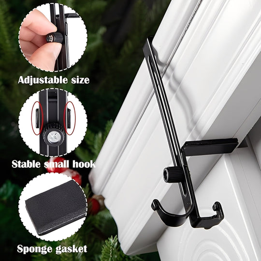 Mantel Hangers with Adjustable Design and Garland Clips