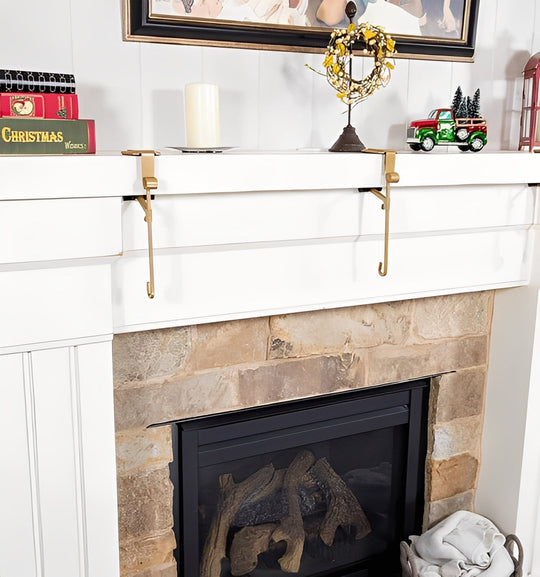 Mantel Hangers with Adjustable Design and Garland Clips