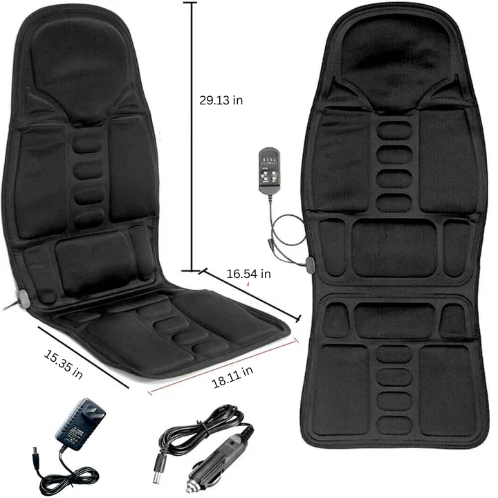 Massage Chair Pad with Heat and Neck Support