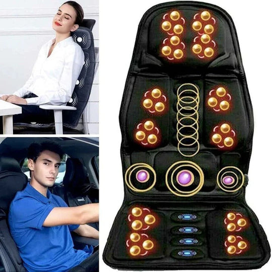 Massage Chair Pad with Heat and Neck Support