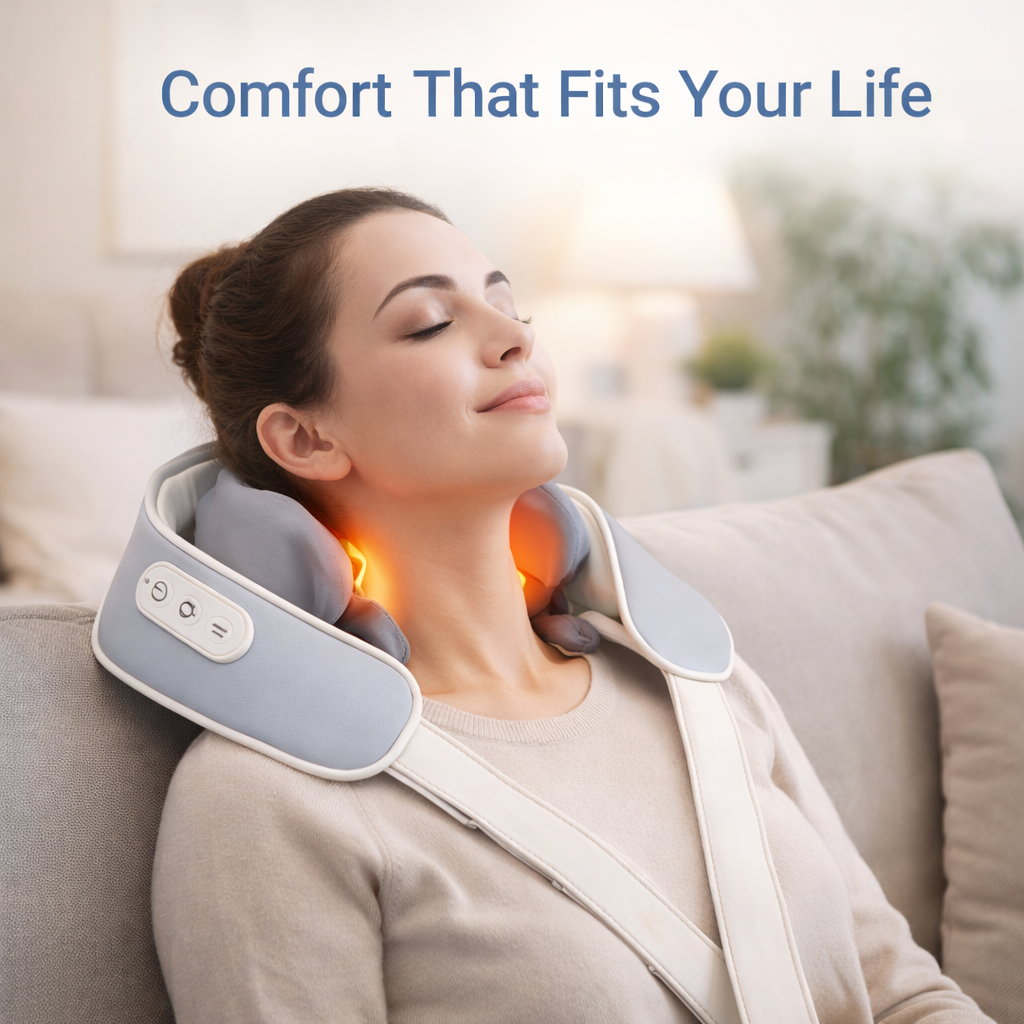 Massager with Heat Function and Wearable Design