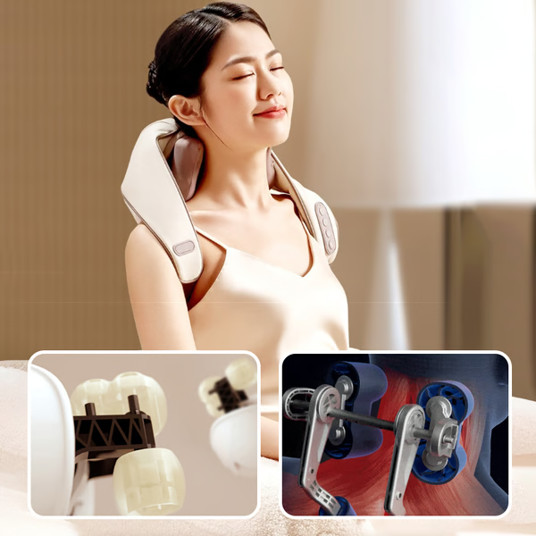 Massager with Heat Therapy and Adjustable Settings