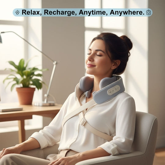 Massager with Heat Therapy and Adjustable Settings