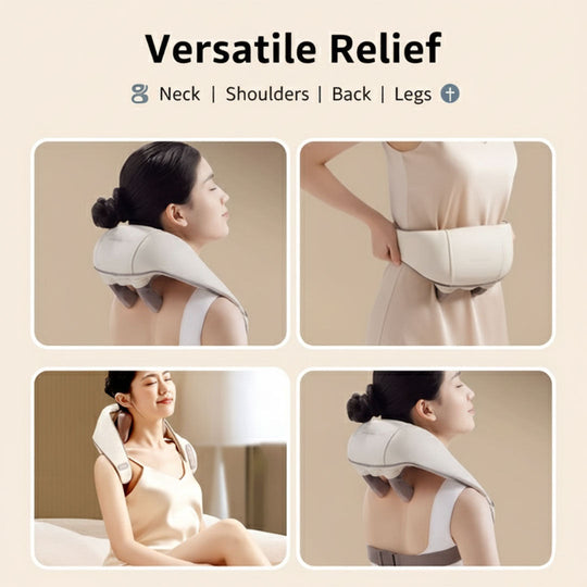 Massager with Heat Therapy and Adjustable Settings