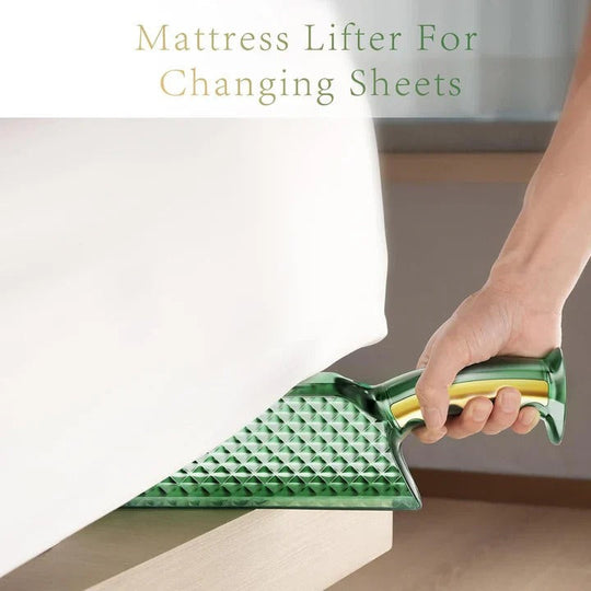 Mattress Lifter with Sheet Tucking and Elevation