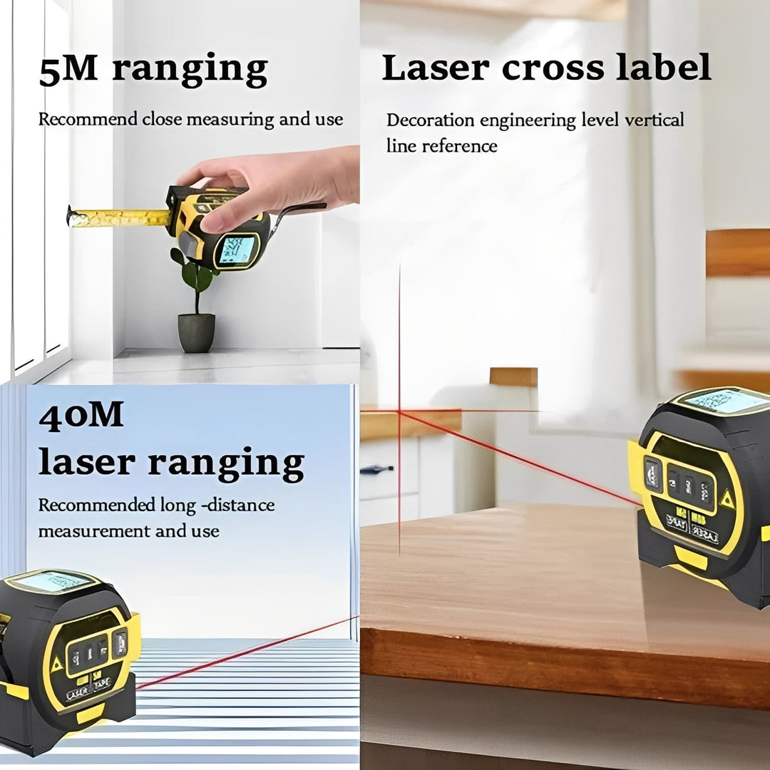 Measuring Tool with Laser Distance and Infrared Function