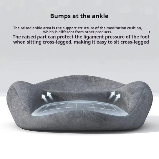 Meditation Cushion with Memory Foam and Round Design