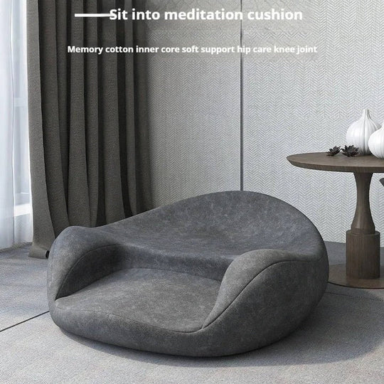 Meditation Cushion with Memory Foam and Round Design