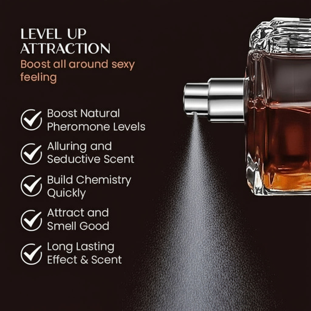 Men’s Perfume with Pheromone Blend and Spray Bottle