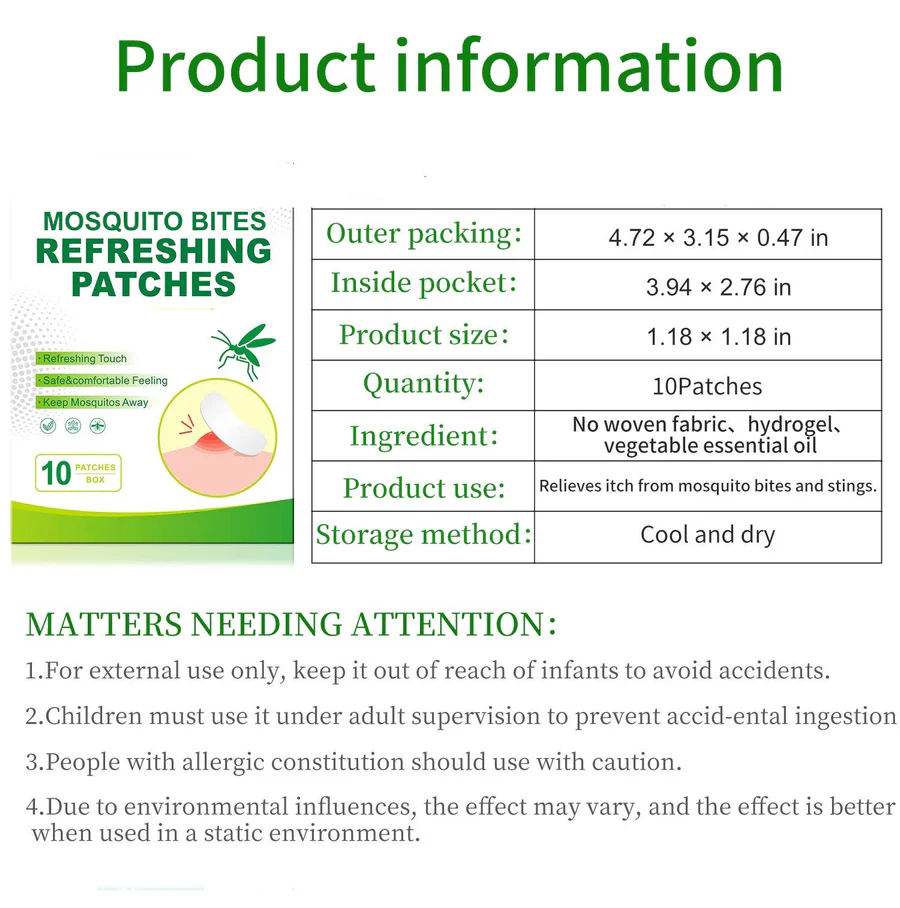 Mosquito Bite Relief with Soothing Patch and Home Treatment