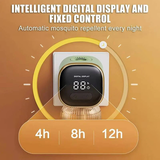 Mosquito Repellent with Electric Plug-In and Odorless Formula