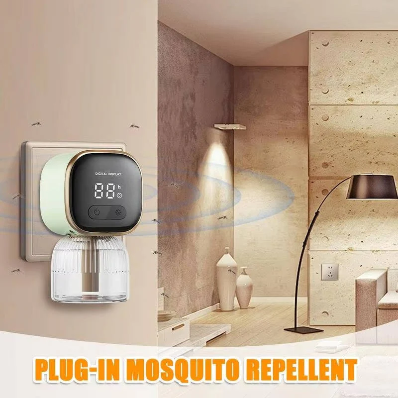 Mosquito Repellent with Electric Plug-In and Odorless Formula