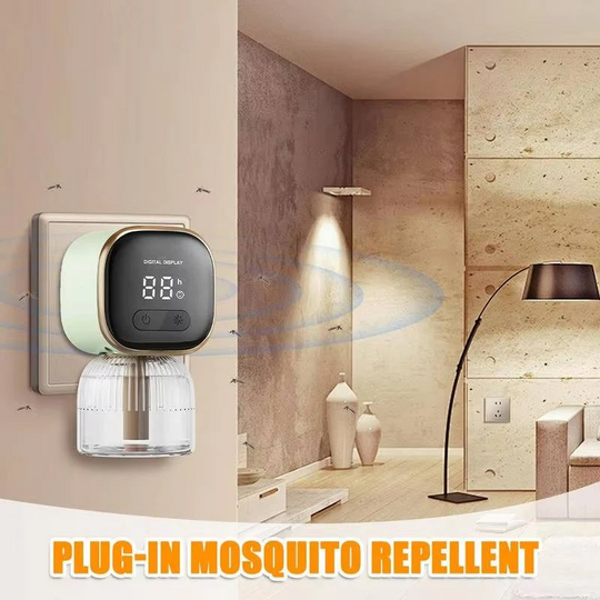 Mosquito Repellent with Electric Plug-In and Odorless Formula