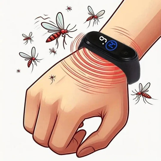 Mosquito Repellent Wristband with Ultrasonic Technology and Clip Design