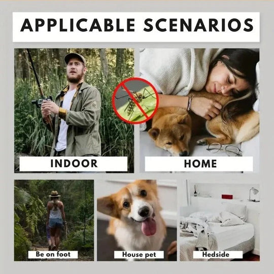 Mosquito Repellent Wristband with Ultrasonic Technology and Clip Design