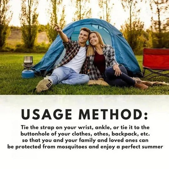 Mosquito Repellent Wristband with Ultrasonic Technology and Clip Design