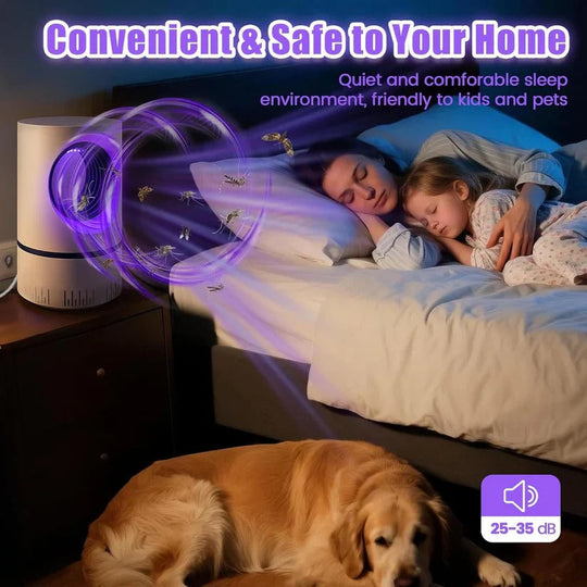 Mosquito Trap Lamp with Electric UV Light and Indoor/Outdoor Use