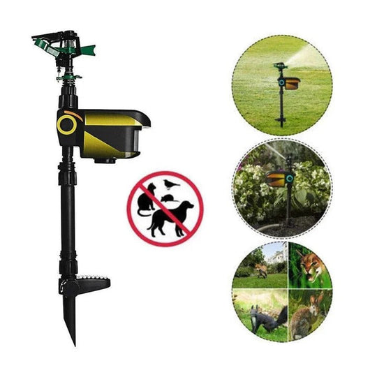 Motion Activated Sprinkler with Solar Power and Deer Deterrent