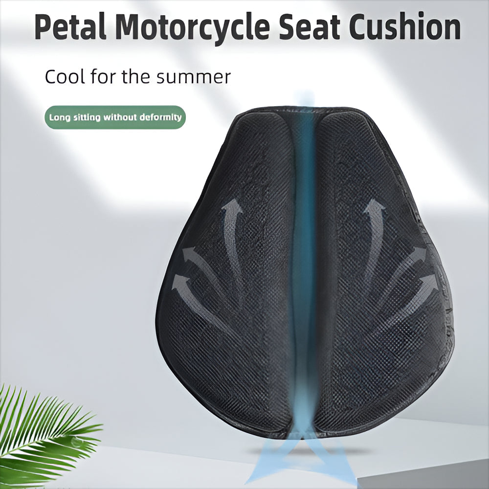 Motorcycle Seat Pad with Gel Cushion and Comfort Support