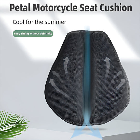 Motorcycle Seat Pad with Gel Cushion and Comfort Support