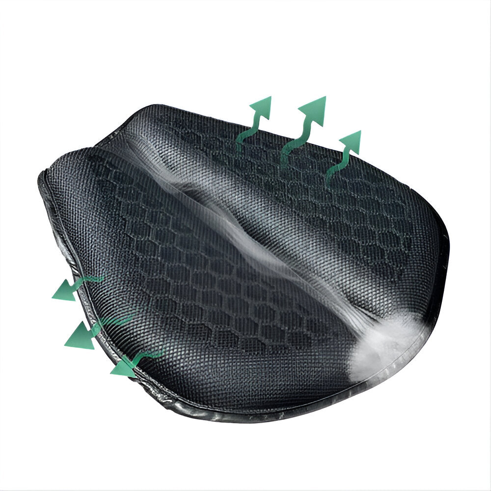 Motorcycle Seat Pad with Gel Cushion and Comfort Support
