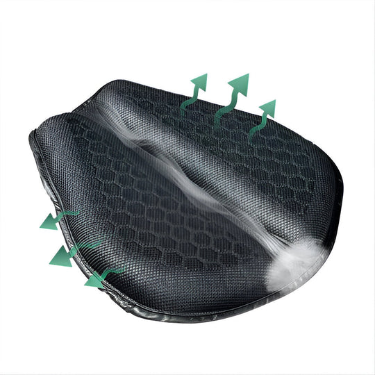 Motorcycle Seat Pad with Gel Cushion and Comfort Support