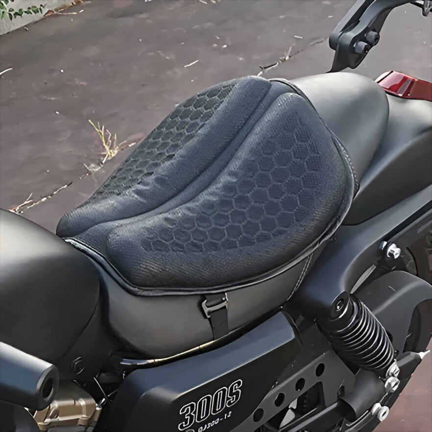 Motorcycle Seat Pad with Gel Cushion and Comfort Support