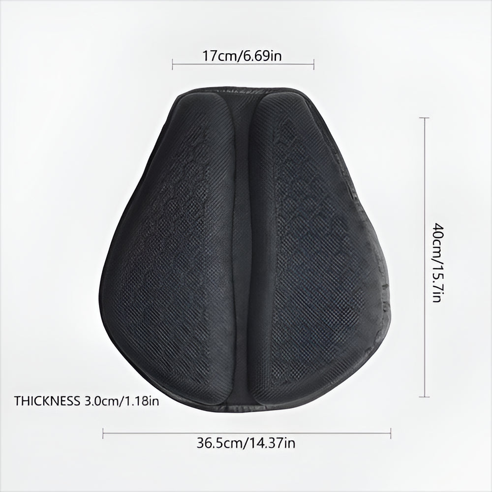 Motorcycle Seat Pad with Gel Cushion and Comfort Support