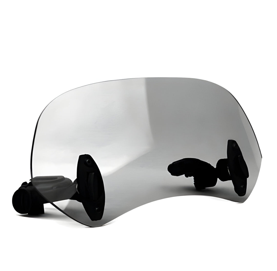 Motorcycle Windshield with Adjustable Height and Touring Design