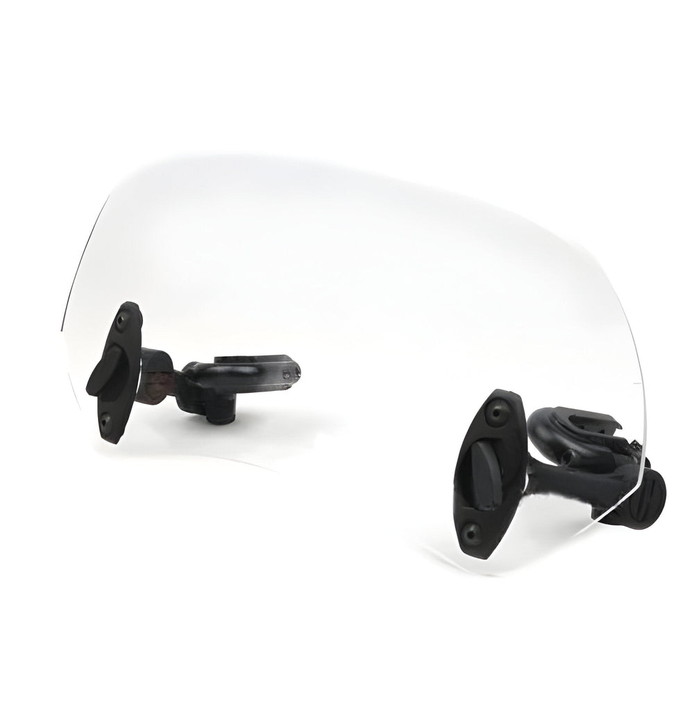 Motorcycle Windshield with Adjustable Height and Touring Design