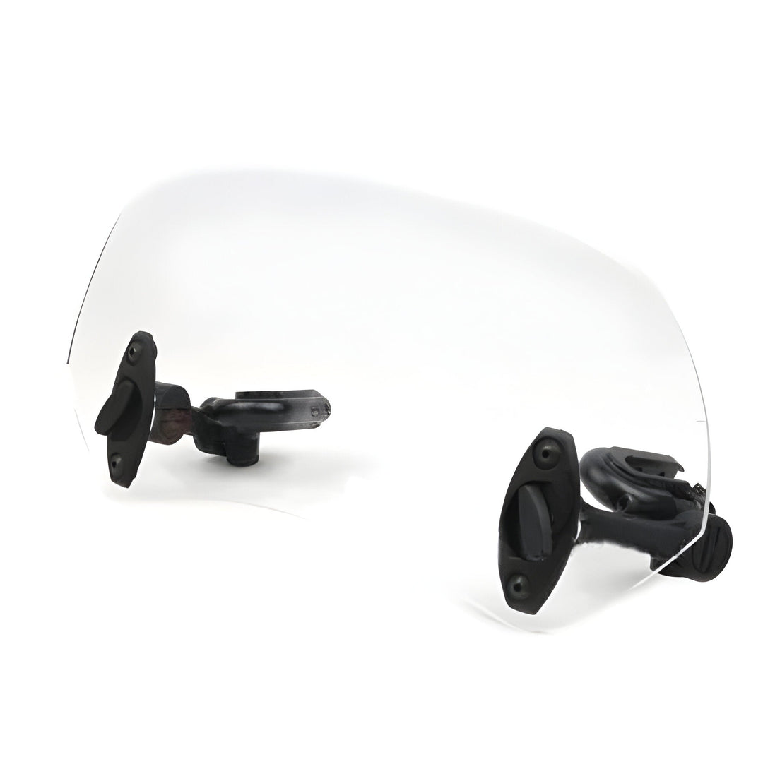 Motorcycle Windshield with Adjustable Height and Touring Design