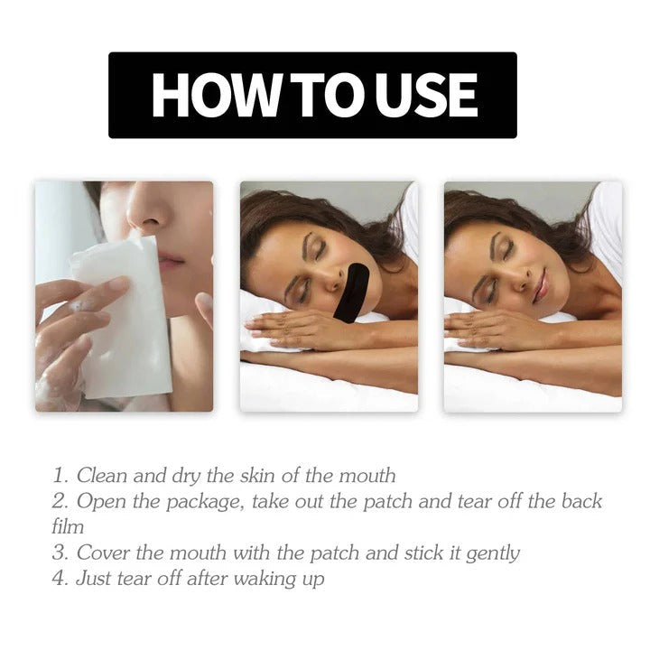 Mouth Tape with Nasal Breathing Support and Sleep Aid