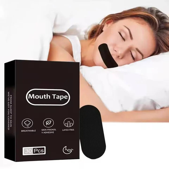 Mouth Tape with Nasal Breathing Support and Sleep Aid