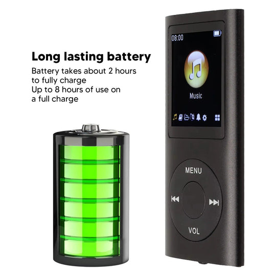 MP3 Player with LCD Screen and Video Playback