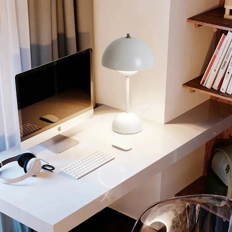 Mushroom Lamp with USB Charging and Modern Design