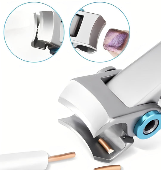 Nail Clipper with Ergonomic Design and Stainless Steel Construction