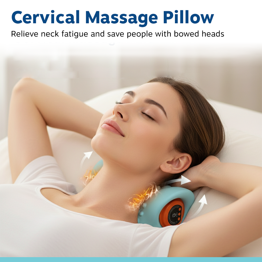Neck Massager with Heat Therapy and Pulse Technology