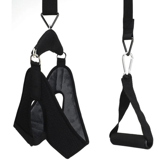 Neck Support Device with Adjustable Straps and Stretching Feature