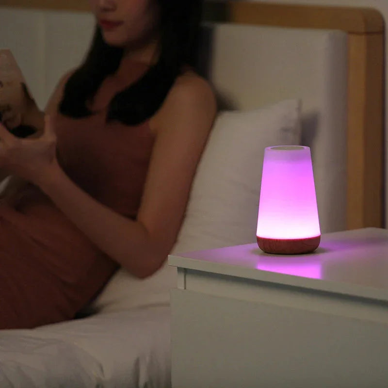 Night Light with Rechargeable Battery and Tap Control