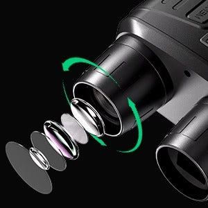 Night Vision Binoculars with Digital Zoom and Recording