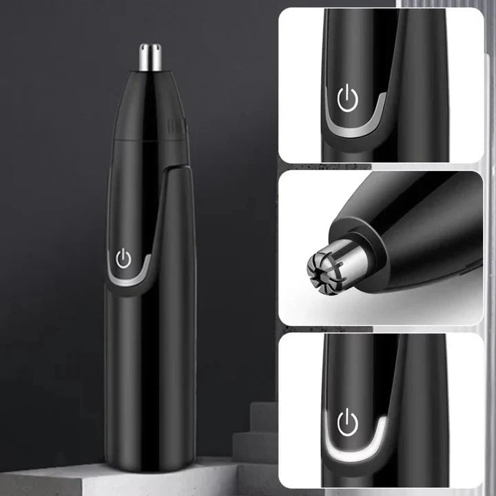 Nose and Ear Hair Trimmer with Waterproof Design and Easy Cleaning