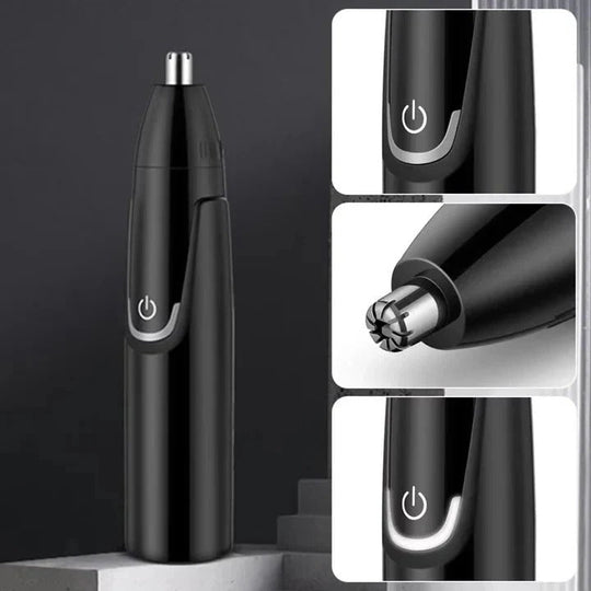 Nose and Ear Hair Trimmer with Waterproof Design and Easy Cleaning